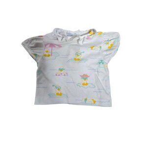 Vintage Carter's Duck Beach Pastel T-shirt 9 Months